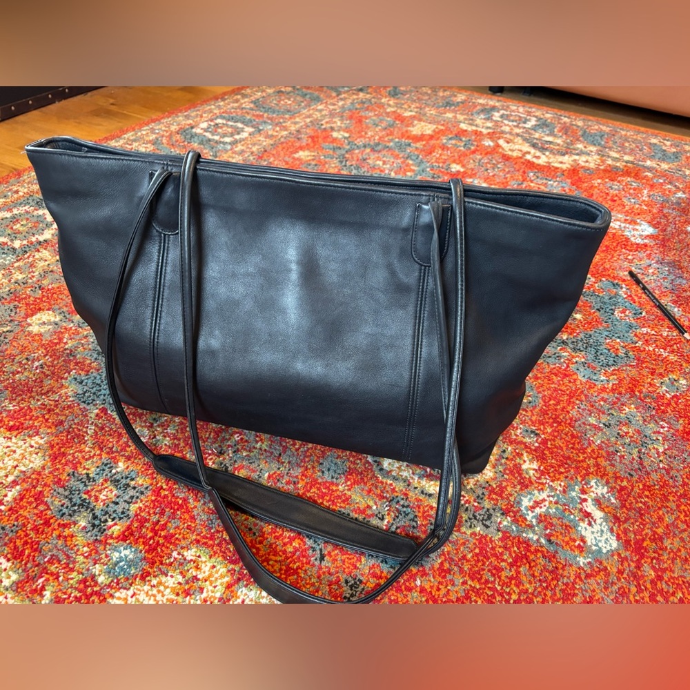 Coach Vintage Legacy Organizer Tote Bag #4067 in Black